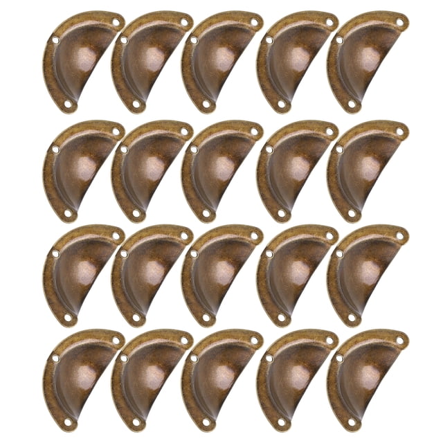 Tiradores para gabinetes, 20 piezas, manijas en forma de albóndigas, mini manijas para muebles, manijas de rendimiento sólido