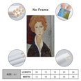 thumbnail image 2 of Amedeo Modigliani Impresión de pintura (94) Póster de lienzo Arte de pared Impresiones de imágenes colgantes Foto Regalo Decoración Pósteres para el hogar Obras de arte 12x18 pulgadas (30x45 cm), 2 of 6
