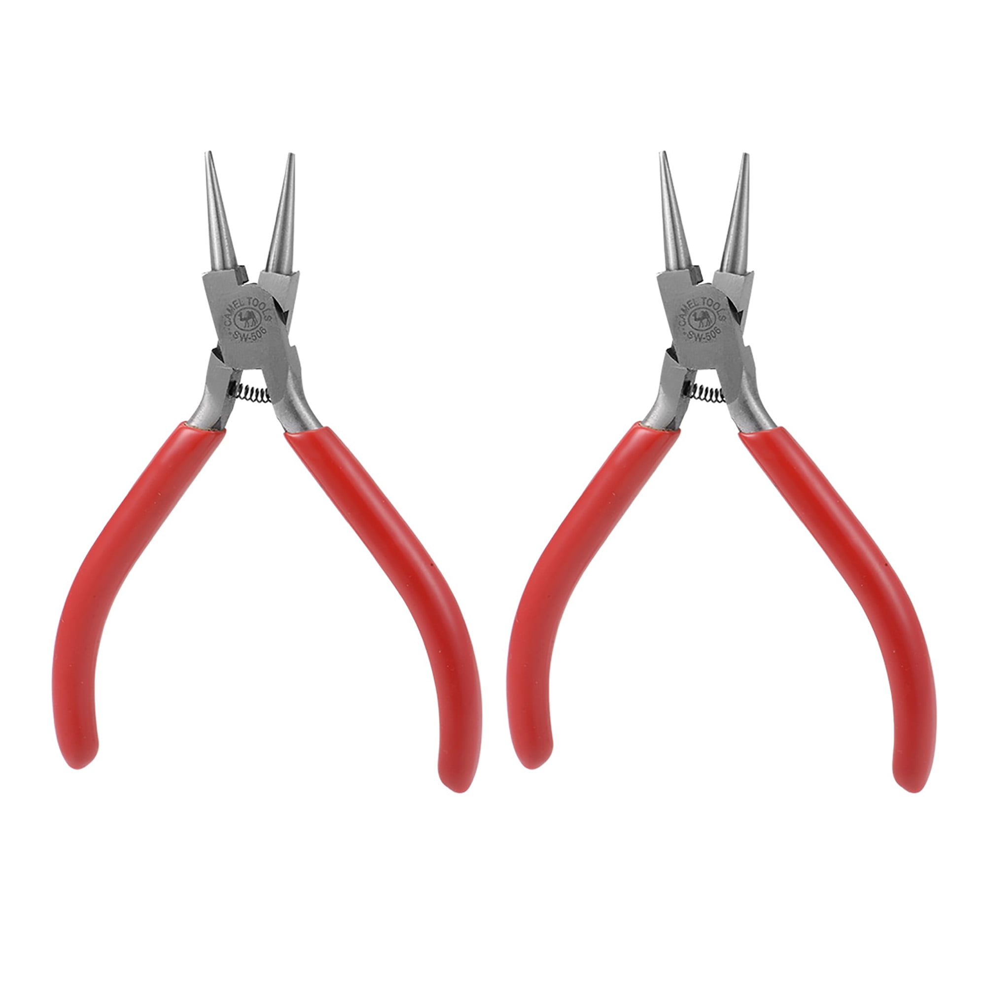 Uxcell 4.7Inch CRV Steel Round Nose Plier 2 Pack
