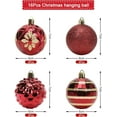 thumbnail image 2 of WE 16 pcs Christmas Tree Balls Xmas Decoration Ornaments Christmas Ball Ornaments 6cm, 2 of 7