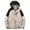 Khaki, variant on Womens Coats Outerwear Winter Women Detachable Cap and Windproof Thick Three-in-one Jacket Outdoor Sports Warm Jacket