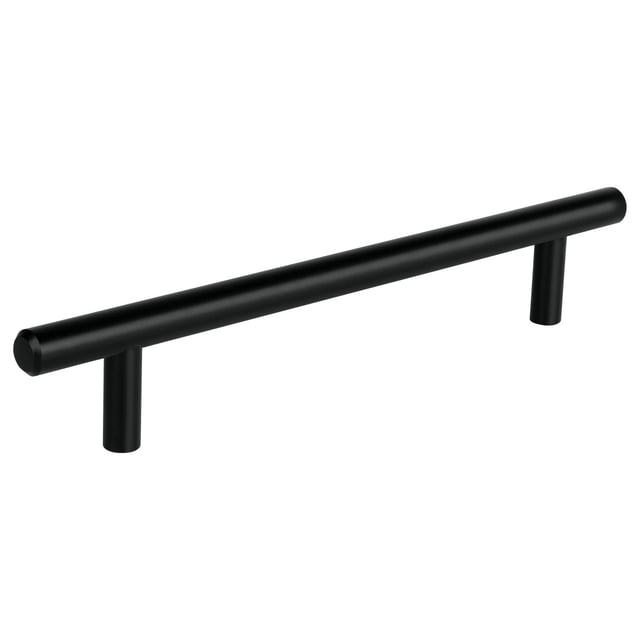 Jaladera de 160mm estilo "Cilindro" acabado negro, Hermex Hermex JAL-0363