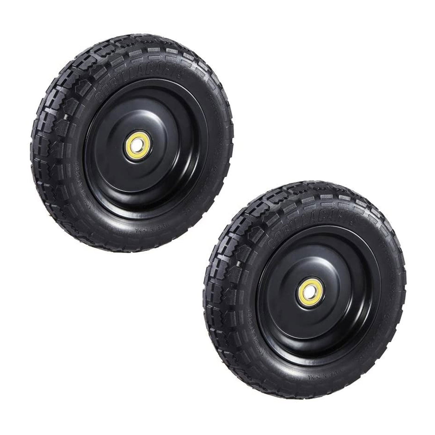 Gorilla Carts GCT-10NF 10 Inch No Flat Replacement Tire for Utility Cart, 4 Pack