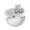 White, variant on Bunblic Open Ear Headphones Stylish Clip on Earbuds Lightweight Comfortable with Detachable Bowknot Earring for Work Cycling Festival Purple