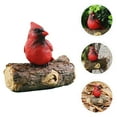 thumbnail image 5 of Eease Mini Cardinal Figurine Resin Bird Tree Statue Outdoor Garden Sculpture Yard Art, 5 of 7