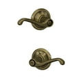 thumbnail image 4 of Schlage F40VFLA609 Flair Privacy Lever, Antique Brass, 4 of 7