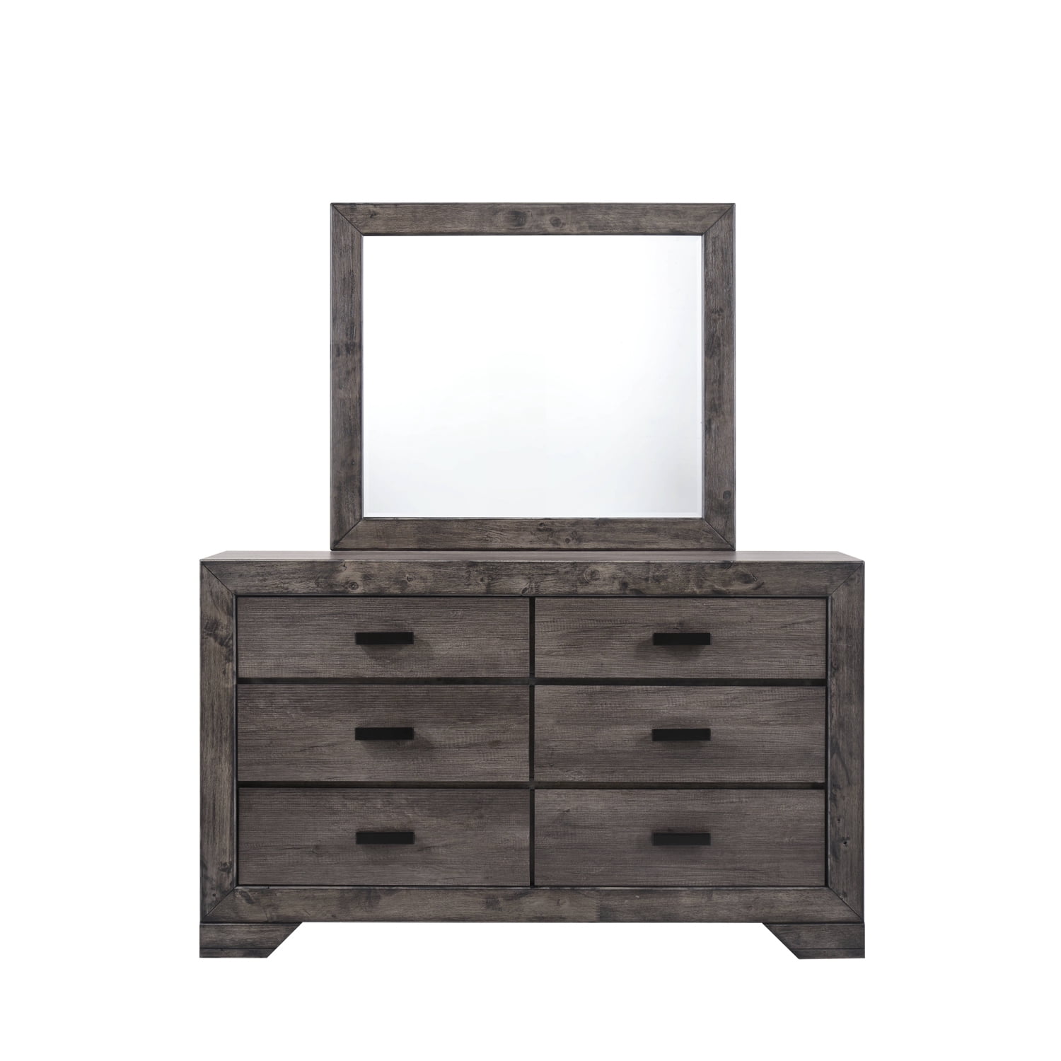 Picket House Furnishings Grayson King Panel 5pc Bedroom Set, Grey Oak