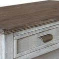 thumbnail image 2 of Kohl 50 Inch Coffee Table, Mango Wood, 4 Drawers, Open Shelf, Brown, White- Saltoro Sherpi, 2 of 5