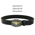 thumbnail image 2 of Longhorn Bull Belt Buckle Belt Vintage Western Belt Cowboy Belts For Men Western With Big Buckle Leather Belt Jeans Belt cinto, 2 of 6