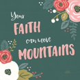 thumbnail image 2 of Gango Home Decor Contemporary Wildflower Daydreams V Move Mountains & VIII Be Still by Laura Marshall (Ready to Hang); Two 12x12in Brown Framed Prints, 2 of 5