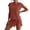 Brick Red, variant on Casual Workout Sets for Women Summer 2 Piece Outfit Sets Round Neck Short Sleeve Matching Lined Split Athletic Skorts Loose Soft Comfort for Sports Leisure and Daily Wear Beige S