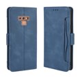 thumbnail image 1 of Case for Samsung Galaxy Note 9 Cover Adjustable Detachable Card Holder Magnetic closure Leather Wallet Case - Blue, 1 of 5