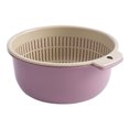thumbnail image 2 of Haofy Colander Bowl Set Double Layer Plastic Vegetable Fruit Washing Basket Multifunctional Kitchen Bowl Strainer, 2 of 7