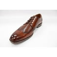 thumbnail image 4 of Men's Stacy Adams Cognac Asher Leather Lace Up Dress Shoes 25653, 4 of 8