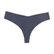 thumbnail image 1 of Nvzi Bragas de encaje sexy para mujer, ropa interior sin costuras, estilo hipster, tipo bikini, tanga, 3 unidades (azul oscuro, L), 1 of 2