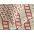 thumbnail image 4 of Ambesonne Coral Cream Quilted Bedspread Set 3 Pcs, Rhombus Diamonds, King Size, Coral and Cream, 4 of 5