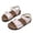 Red, variant on Girls Summer Casual Sandals with Colorful Cork Footbed Comfortable Outdoor Beach Shoes for Toddler Kids