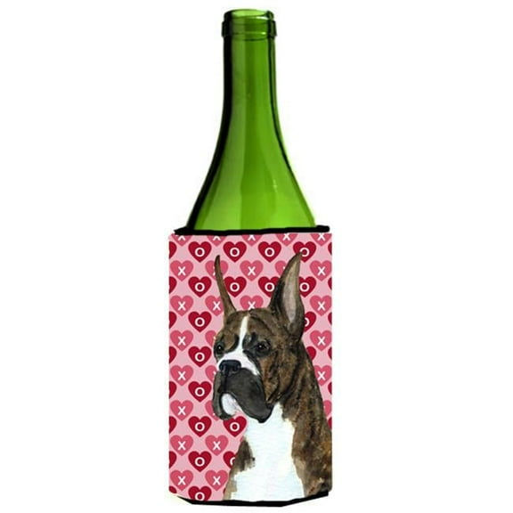 Boxer Hearts Love And Valentines Day Wine bottle sleeve Hugger
