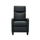 thumbnail image 4 of Sillón Reclinable Individual Midtown Concept moderno Minimalista negro, 4 of 8