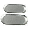 thumbnail image 4 of AURARMLET Grey Snack Plates 2-Pack, 8.9 x 3.3 Inch Serving Plates for Snacks and Appetizers, 4 of 8