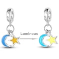 thumbnail image 3 of Charms 2023 Encantos 925 Plata Rosa Serie Estrellas Colgante Cuentas Ajuste Original Collar Pulsera Regalo Para Las Mujeres Diy, 3 of 4
