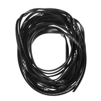 WORGEOUS  Carbon Fiber Black Door Anti-collision Trim Strip Edges Guard Sill Protector Cars