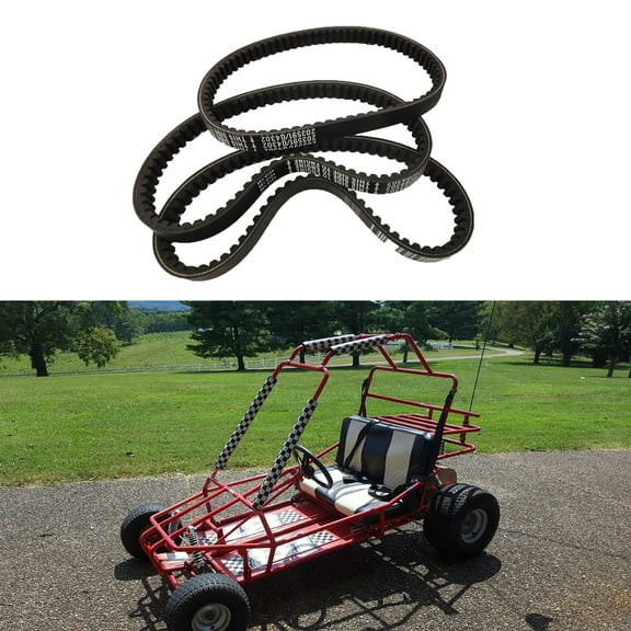 3pcs Go Kart Drive Belts Torque Converter Belt Fit for Yerf-dog 203591 Q430203W