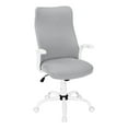 thumbnail image 1 of Monarch Specialties 7324 Multi-Position Office Chair - White/Grey Fabric, 1 of 1