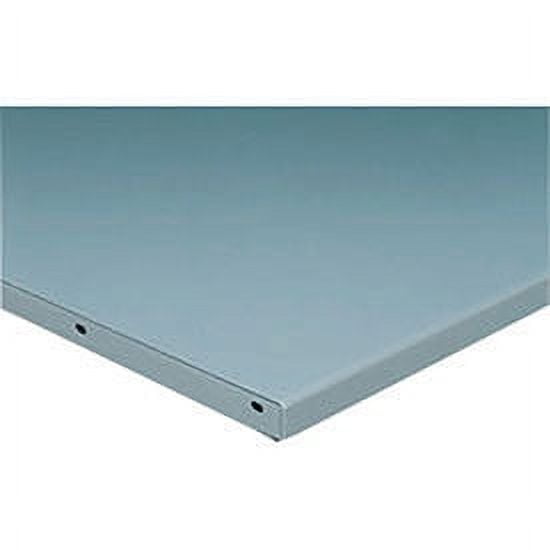 Workbench Top - Steel Square Edge, 12 Gauge Steel, Gray, 48" W x 30" D x 1-3/4" Thick