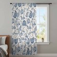 thumbnail image 4 of Vintage Spring Floral Sheer Curtains 72 Inches Long, Farmhouse Summer Botanical Retro Light Filering Curtains, Breathable Simi Curtain Privacy Drapes for Living Room Bedroom Window Treatment, 4 of 9