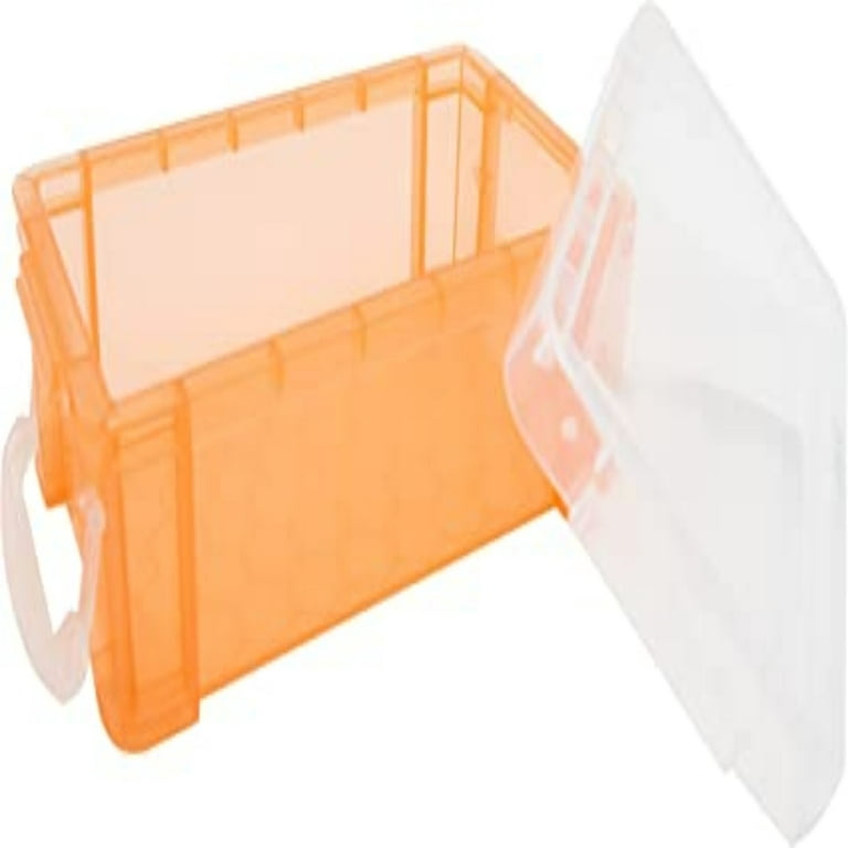 Small Plastic Box, 4.3 X 2.3 X 1.5 Stackable Mini Plastic