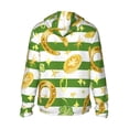 thumbnail image 2 of Goofa Watercolor St Patrick Day Printed Women's UPF 50+ Sun Protection Hoodie Jacket Lightweight Long Sleeve Sun Shirt for Women with Pocket Hiking Outdoor-3X-Large, 2 of 9