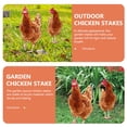 thumbnail image 3 of Milisten 2Ud Stakes De Gallina Decorativas En Acrílico Para Jardín Con Punta Para Fácil Instalación, 3 of 8