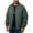 Army Green, variant on Men Bomber Jacket Lightweight Casual Outerwear Zip Up Windproof Classic Fit with Ribbed Collar and Cuffs for Everyday Wear Army Green L