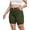 Army Green, variant on Gocolloa Womens Plus Size Jean Shorts Stretchy Cargo Bermuda Shorts High Waisted Y2k Denim Shorts Black 22W