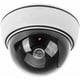 thumbnail image 1 of Cámara de seguridad falsa CCTV con cúpula blanca, impermeable, LED IR, luz roja intermitente, vigilancia para interiores y exteriores, 1 pieza, 13 de julio, 1 of 1