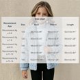 thumbnail image 2 of Cethrio Girls Fleece Jacket, Warm Long Sleeve Button Front Collared Winter Outerwear Size 11-12 Years Light Blue, 2 of 6