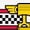 WHITE, variant on Cars - Lightning McQueen Race Stripe - Women's Short Sleeve Graphic T-Shirt