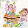 thumbnail image 2 of DPTALR Wooden Animal Stacked Balance Toys Babies Early Learning Parenting Games, 2 of 6