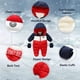 thumbnail image 4 of Traje de nieve de invierno para bebé, mono, prendas de vestir, con capucha, Footie para niños pequeños Xemadio CJWUS-3794, 4 of 7