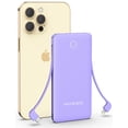 thumbnail image 1 of Cargador portátil miisso Power Bank de 10000 mAh con cable incorporado, 1 of 9