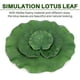 thumbnail image 4 of Pack Of 9 Artificial Floating Foam Lotus Leaves Water Lily Pads Ornaments Green | Perfect Compatible Patio Koi Fish Pond Pool Aquarium Home Garden Wed, 4 of 5