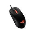 thumbnail image 4 of Asus ROG Strix Impact III Gaming Mouse, Semi-Ambidextrous, Wired, Lightweight, 12000 DPI sensor, 5 programmable buttons, Replaceable switches, Paracord cable, FPS gaming mouse, Black, 4 of 5