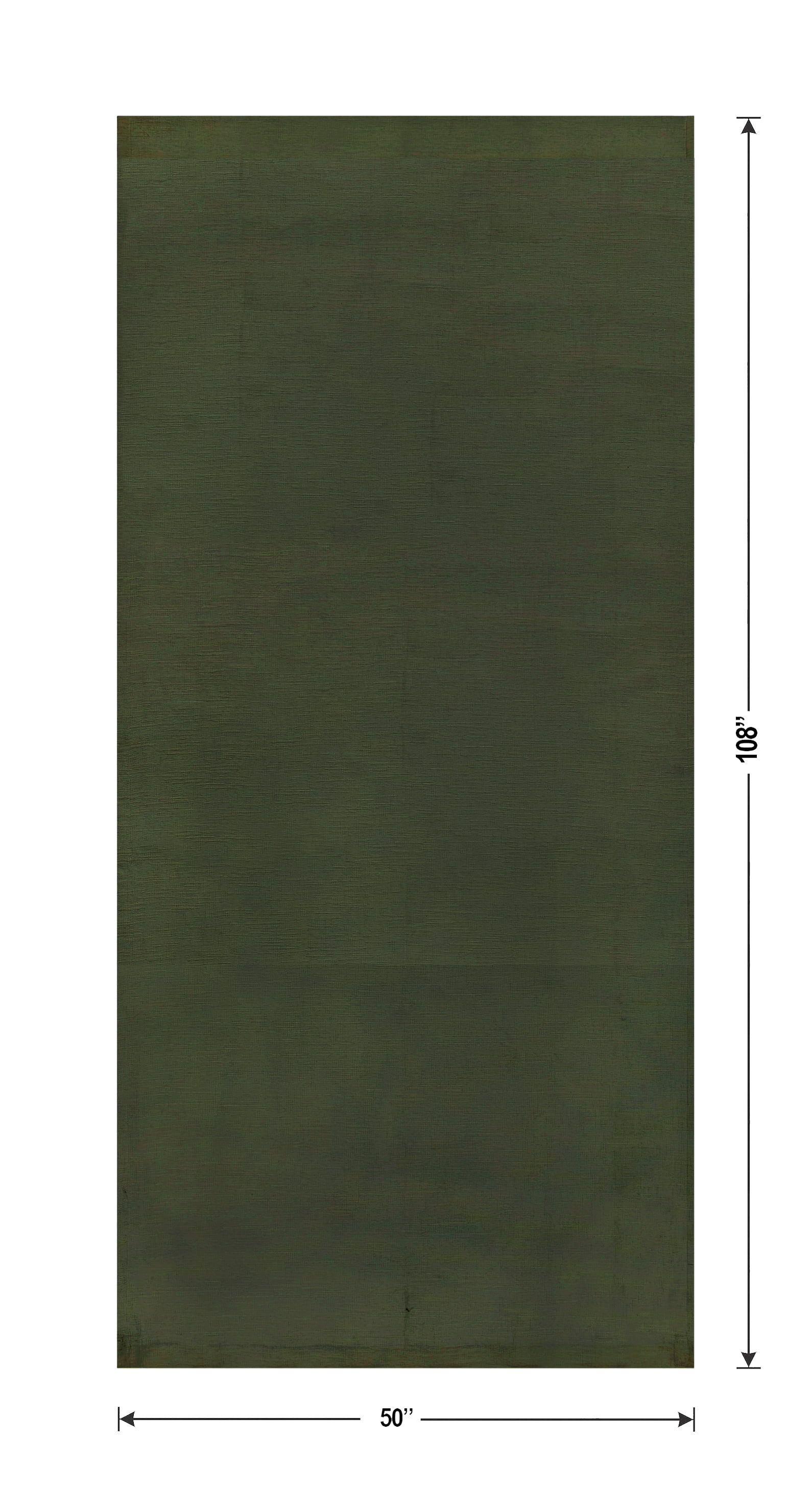 Better Homes & Gardens Textured Solid Chenille Light Filtering Single Curtain Panel, Sea Turtle, 50"W x 108"L