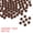 Brown, variant on REGALWOVEN Acrylic Round Beads Loose Bubble Craft Bead Assorted Colors for DIY Jewelry Making Orange