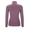 thumbnail image 5 of Essentials Women's Turtleneck Sweater Solid Basic Casual Long Sleeve Knitted Pullover Shirts Fall Winter Lightweight Jumper Top, 5 of 8