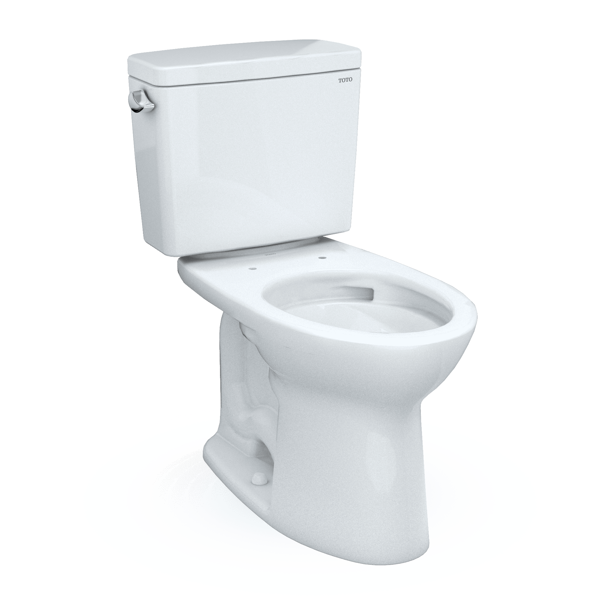 TOTO Drake Two-Piece Elongated 1.6 GPF Toilet with TORNADO TOTO Drake Two-Piece Elongated 1.6 GPF Toilet with TORNADO