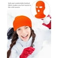 thumbnail image 7 of 3 Holes Ski Mask Full Face Cover Outdoor Balaclava Winter Knitted Neck Gaiter for Halloween Sports Cycling, 7 of 7