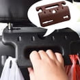 thumbnail image 4 of S SERENABLE Car Hooks Car Vehicle Backseat Organizer Storage Hanger Holder Hooks for Handbag Coffee, 4 of 8