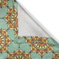 thumbnail image 5 of Ambesonne Abstract Grommet Curtain, Eastern Victorian Form, 50" x 84", Mint Orange, 5 of 6